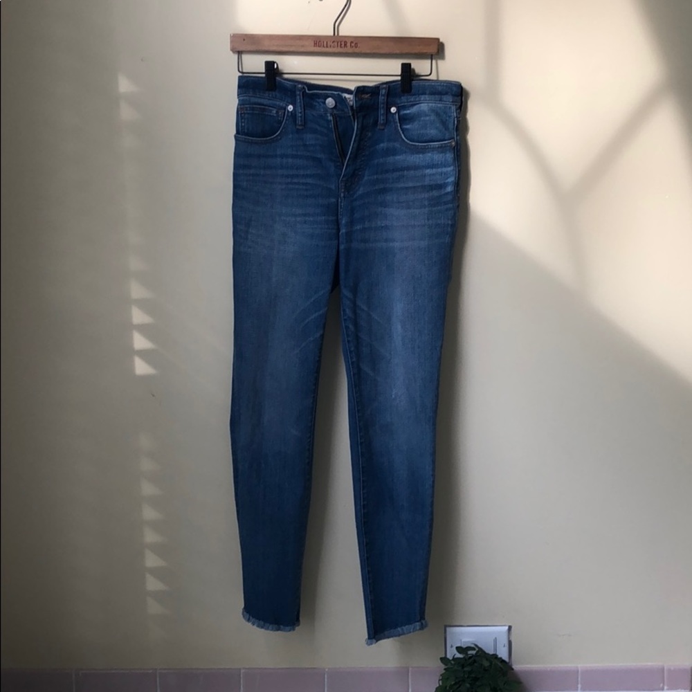 Madewell 10” high rise skinny jeans